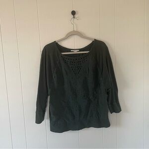 Chic Forest Green Women's Blouse